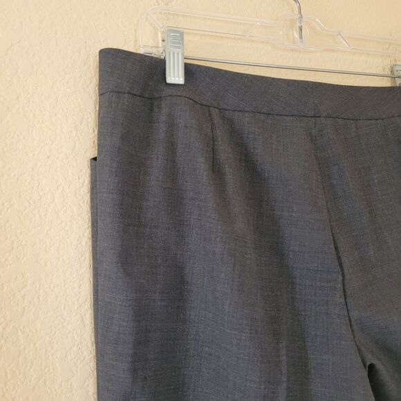 Lafayette 148 New York Gray Wool Blend Trouser Pants Tapered Size 8 Office Work - Picture 10 of 11